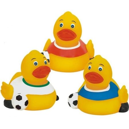POWERPLAY Sizzling Soccer Rubber Duck Toy PO1189023